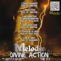 the cover of melodic divine action the e